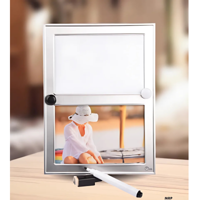 MARK & PIX Photo Frame With White Board