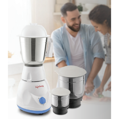 LLMG21 Lifelong Maxo Mixer Grinder 500W, 3 Jar