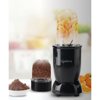 LLNBB001 Lifelong Regalia PowerNutri Mixer/Grinder/ Blender/Shaker, 450 W Powerful Copper Motor