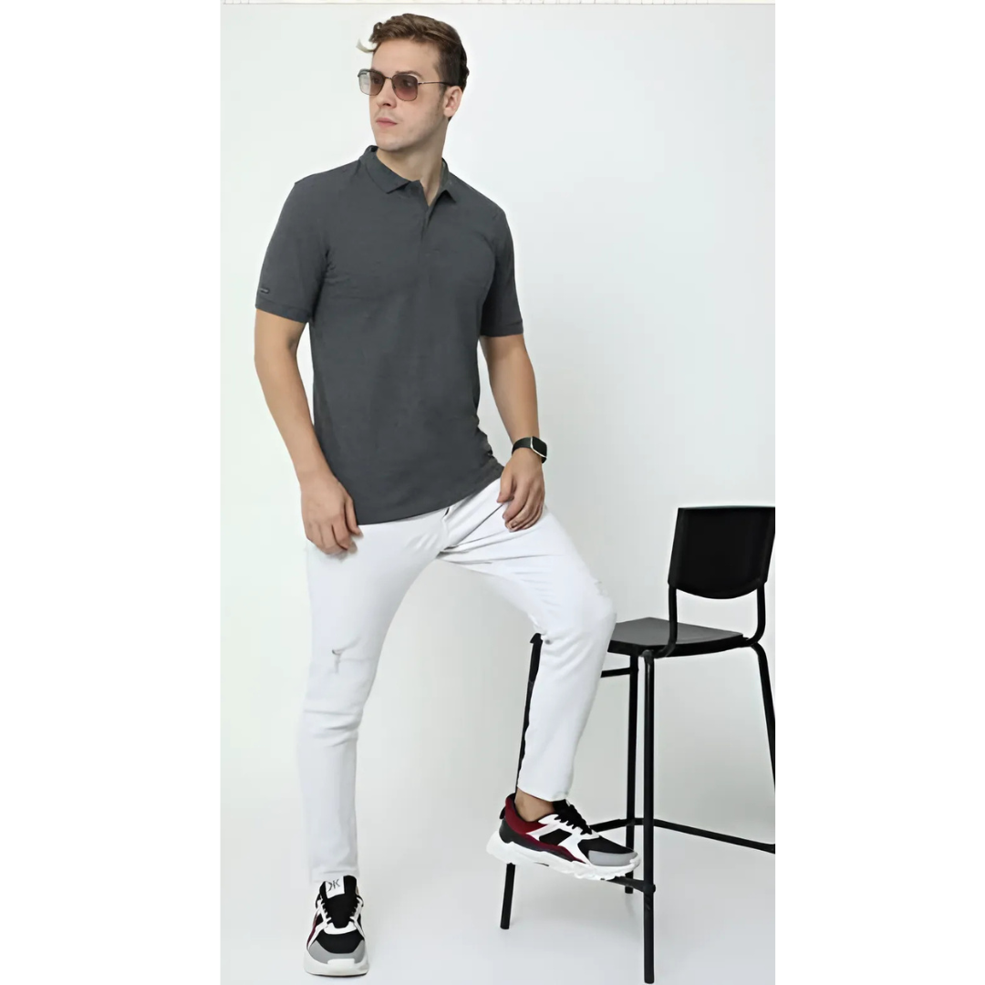 VanHuesen Core Tshirt - Charcoal Grey