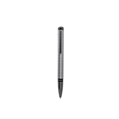 Lapis Bard - Contemporary Torque Special Edition Ballpoint  Pen - Titanium Colour with Shiny Gunmetal Trims